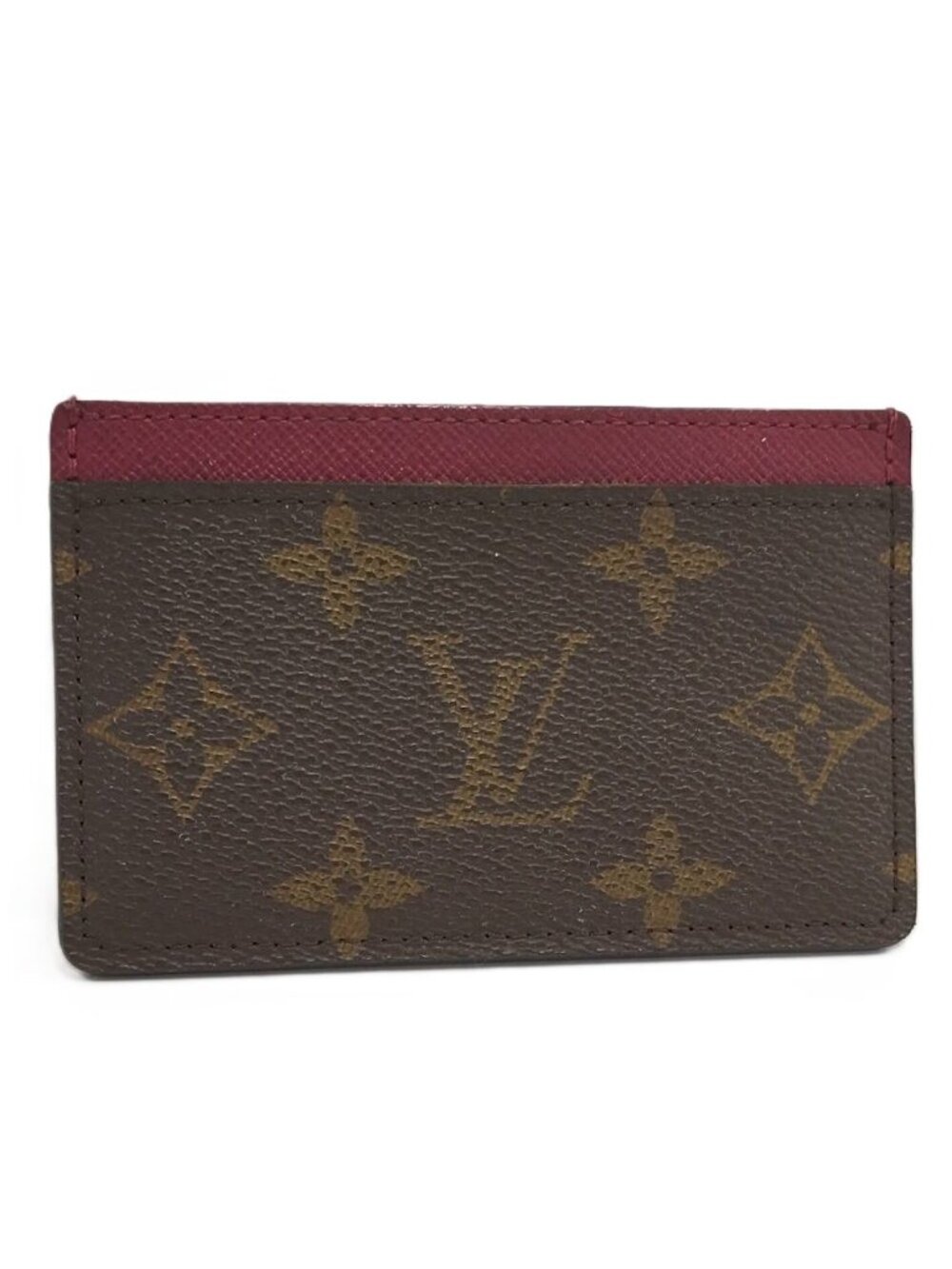 Louis Vuitton Porte Cartes Simple Card Case Fuchsia Monogram